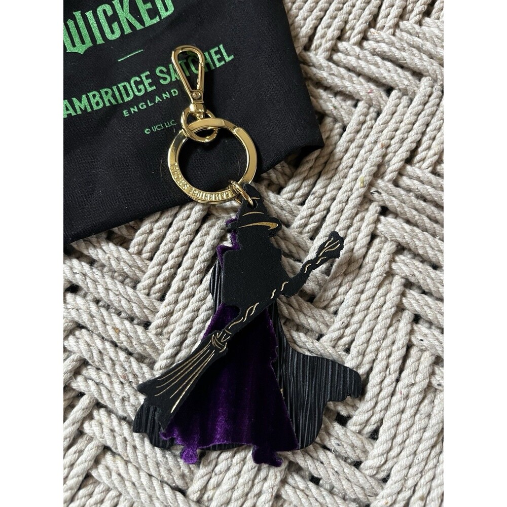 Cambridge Satchel London Wicked Elphaba Witch Bag Charm Leather NWT